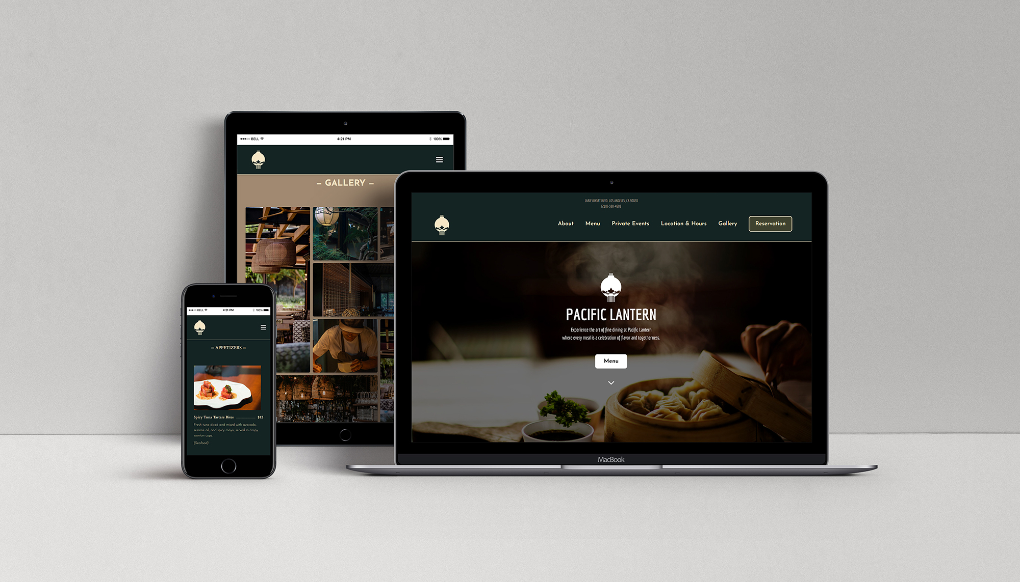 restaurant website designed in figma and developed in HTML and CSS